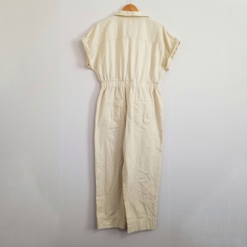 Universal Thread Cream Short-Sleeve Utility Jumpsuit - Picture 6 of 12